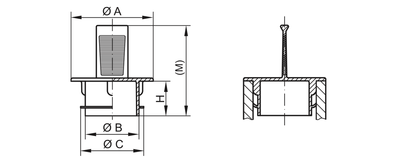 GPN 305 GV 18 PCR-PE, modra