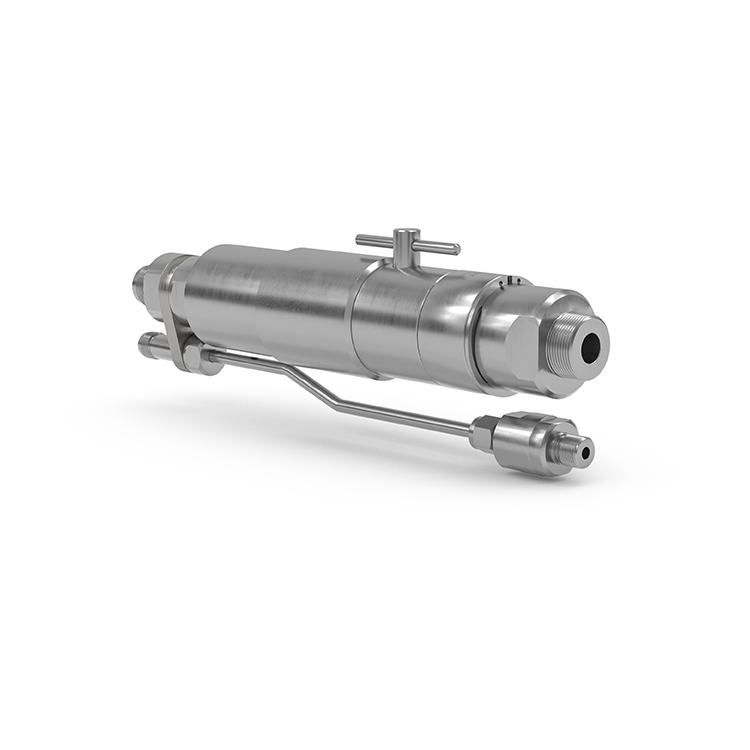 WEH® Breakaway Coupling TSA5 H₂ za bencinske črpalke za tovornjake in avtobuse za neposredno namestitev na točilni avtomat, 35 MPa