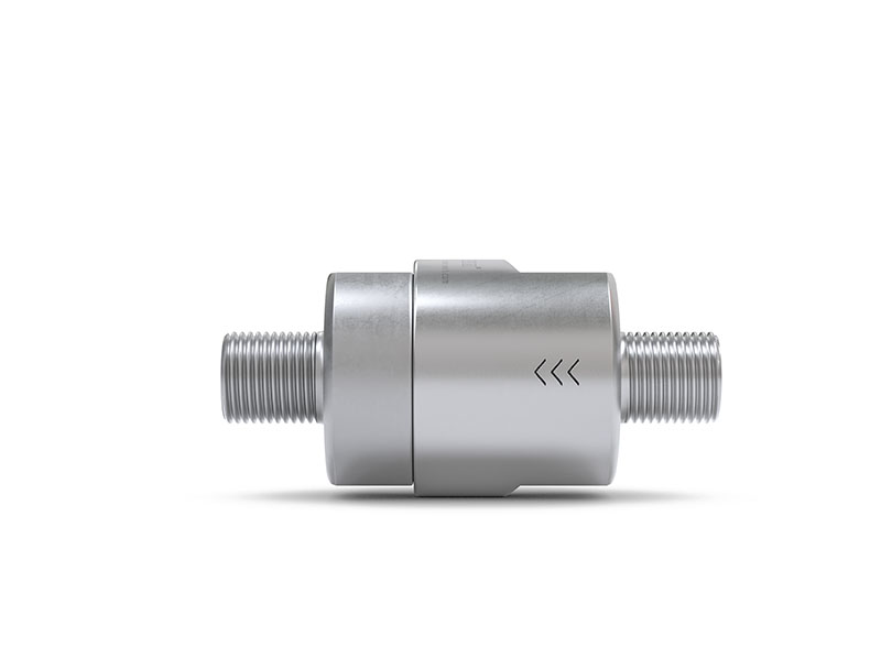WEH® povratni ventil TVR200-S1-A03 z zunanjim navojem G1/4 na obeh straneh, DN 5 mm, nerjaveče jeklo, PC 0,1 bar, kroglično tesnilo