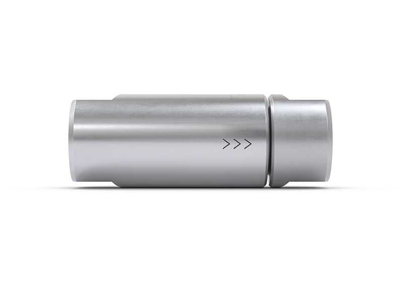 WEH® povratni ventil TVR2-S1-A02 z notranjim navojem G1/2 na obeh straneh, DN 14 mm, nerjaveče jeklo, stožčasto tesnilo