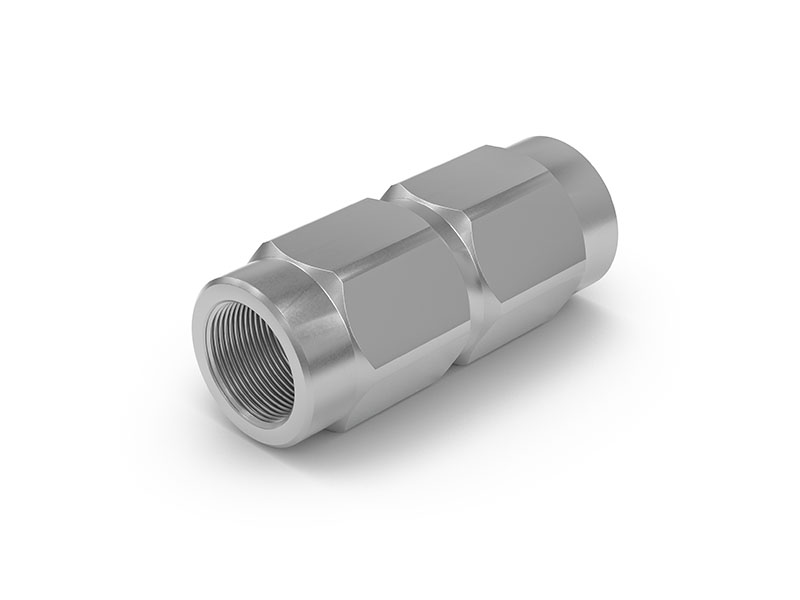 Nepovratni ventil TVR60-S1-A02 z notranjim navojem G3/4 na obeh straneh, DN 20 mm, jeklo