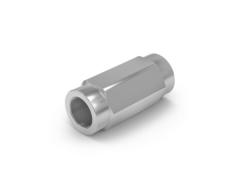Nepovratni ventil TVR60-S1-A02 z notranjim navojem G1 obojestransko, DN 25 mm, jeklo