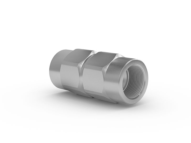 Nepovratni ventil TVR60-S1-A02 z notranjim navojem G1 1/4 obojestransko, DN 32 mm, jeklo