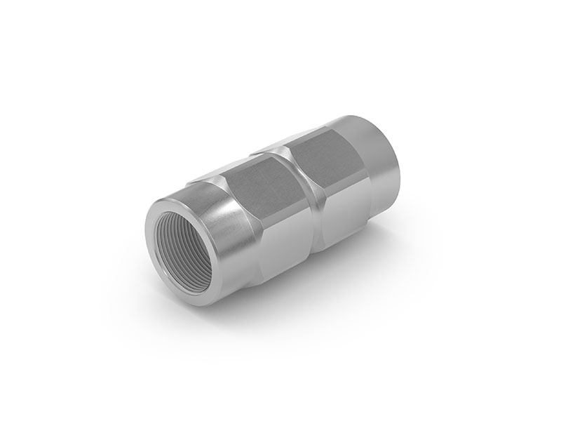 Nepovratni ventil TVR60-S1-A02 z notranjim navojem G1 1/4 obojestransko, DN 32 mm, jeklo