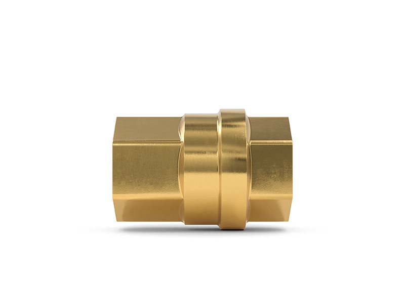 Nepovratni ventil TVR61-S1-A02 z notranjim navojem G1 obojestransko, DN 25 mm, medenina