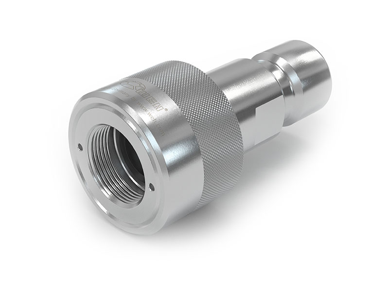 WEH® Adapterska šoba TW04 CNG z italijanskim standardom (G1/2 zunanji navoj) na šobo za dolivanje goriva v skladu z na NGV1 / ISO 14469