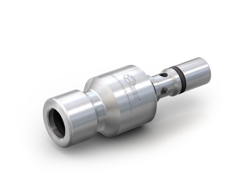 WEH® Adapter Posoda TN1 CNG NZ za avtomobile s profilom posode NZ na šobo za dolivanje goriva NGV1 / ISO 14469, NZ Ø 11,0 mm (npr. Brazilija, Pakistan, Bangladeš, Indija)