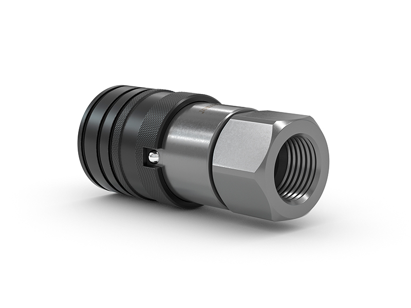 WEH® TRC1-S2 Ploščata spojka, 400 bar, G3/8" notranji navoj, DN 10