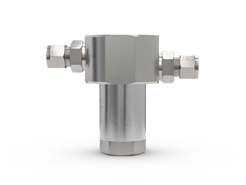 WEH® T-filter TSF4 H₂ s cevjo Ø 12 na obeh straneh