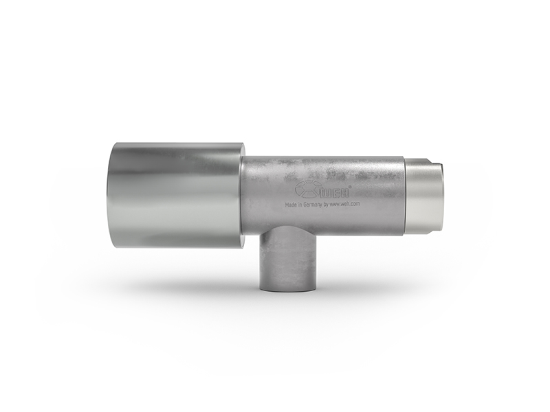 WEH® Konektor TW18P za cevni navoj Whitworth (DIN EN ISO 228-1), zunanji navoj G3/4, pnevmatski pogon, maks. 50 barov