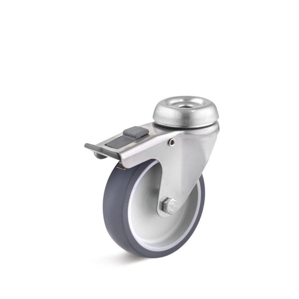 GIBLJIVO KOLO, z luknjo, inox