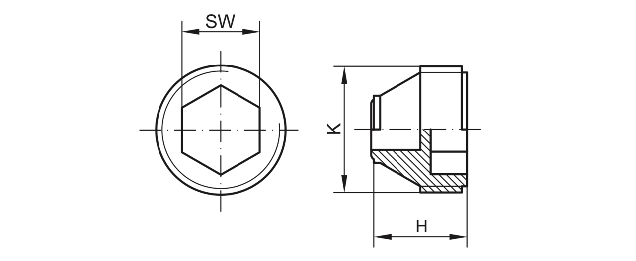 ZAPIRNI ČEP M10x1 PE-LD