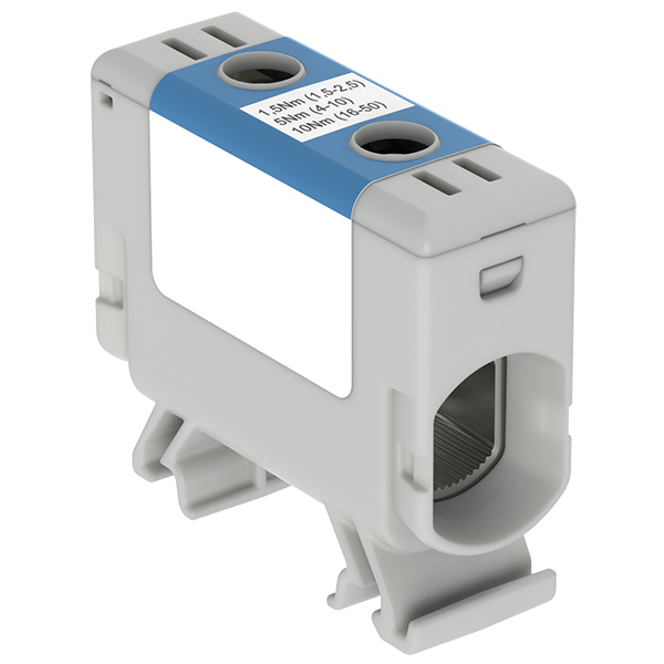 OTL50N modra barva 1xAl/Cu 1,5-50mm² 1000V AC / 1500V DC Univerzalni priključek