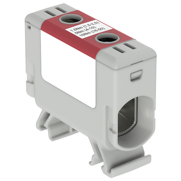 OTL50N rdeče barve 1xAl/Cu 1,5-50mm² 1000V AC / 1500V DC Univerzalni priključek