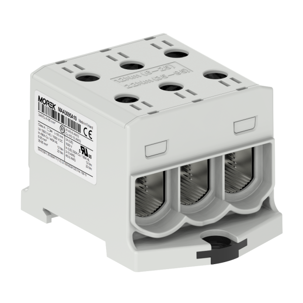 OTL95-3 sive barve 3xAl/Cu 6-95mm² 1000V AC / 1500V DC Univerzalni priključek