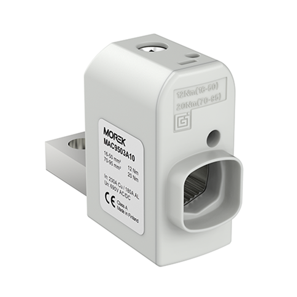 SR95SBM 1xAl/Cu 16-95mm²690V izoliran priključek za napravo, vijačni priključek, z merilno vtičnico