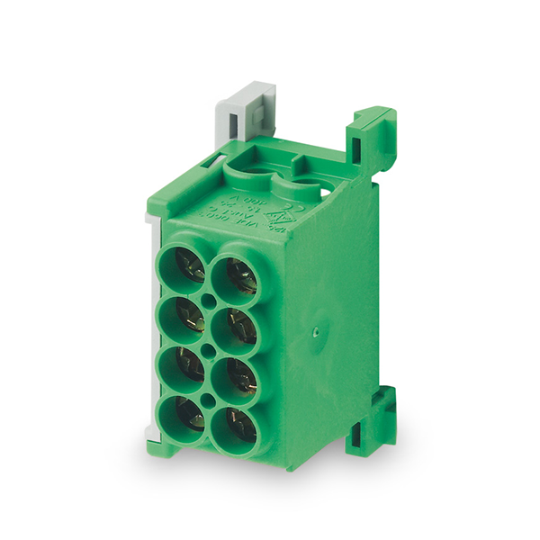 MAG25-2 zelene barve 4x25mm² 400V priključek za odcep