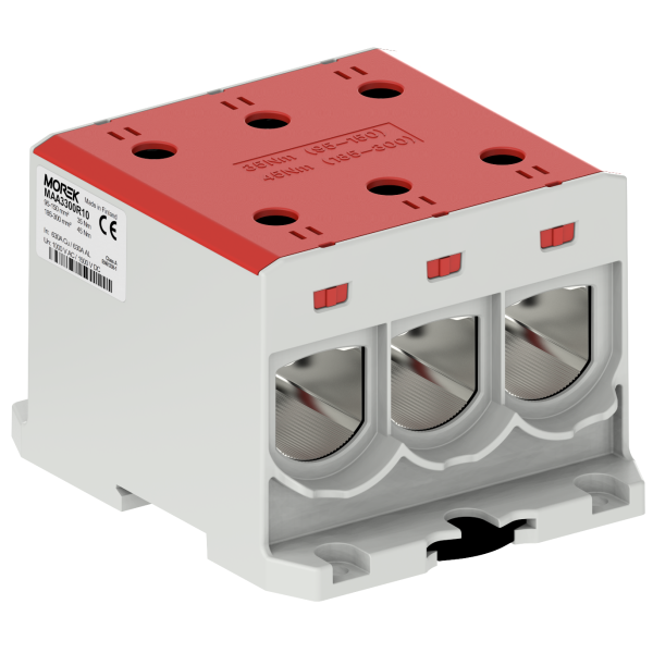 OTL300-3 rdeča 3xAl/Cu 95-300mm² 1000V AC / 1500V DC Univerzalni priključek