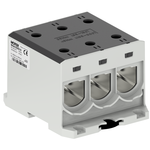 OTL300-3 črna 3xAl/Cu 95-300mm² 1000V AC / 1500V DC Univerzalna sponka