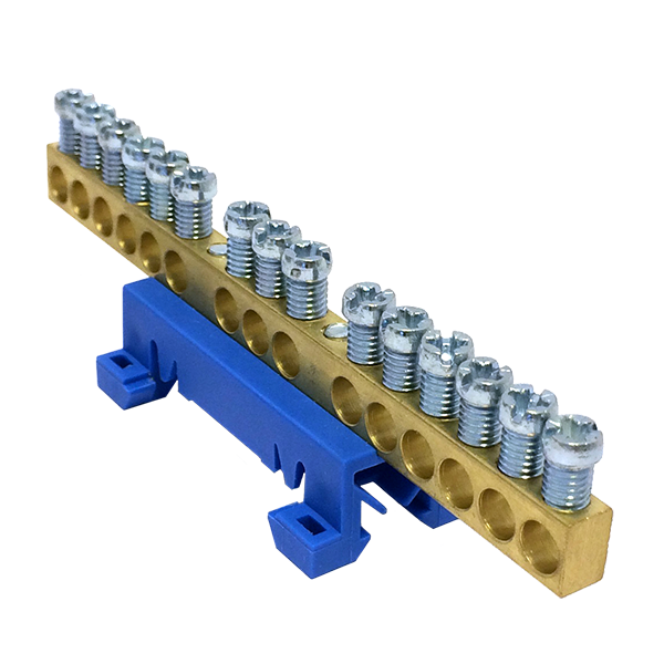 N15 modre barve 15x16mm² Nevtralni priključni blok