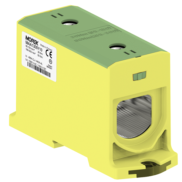 OTL300 rumen/zelen 1xAl/Cu 95-300mm² 1000V AC / 1500V DC AC / 1500V DC Univerzalni priključek