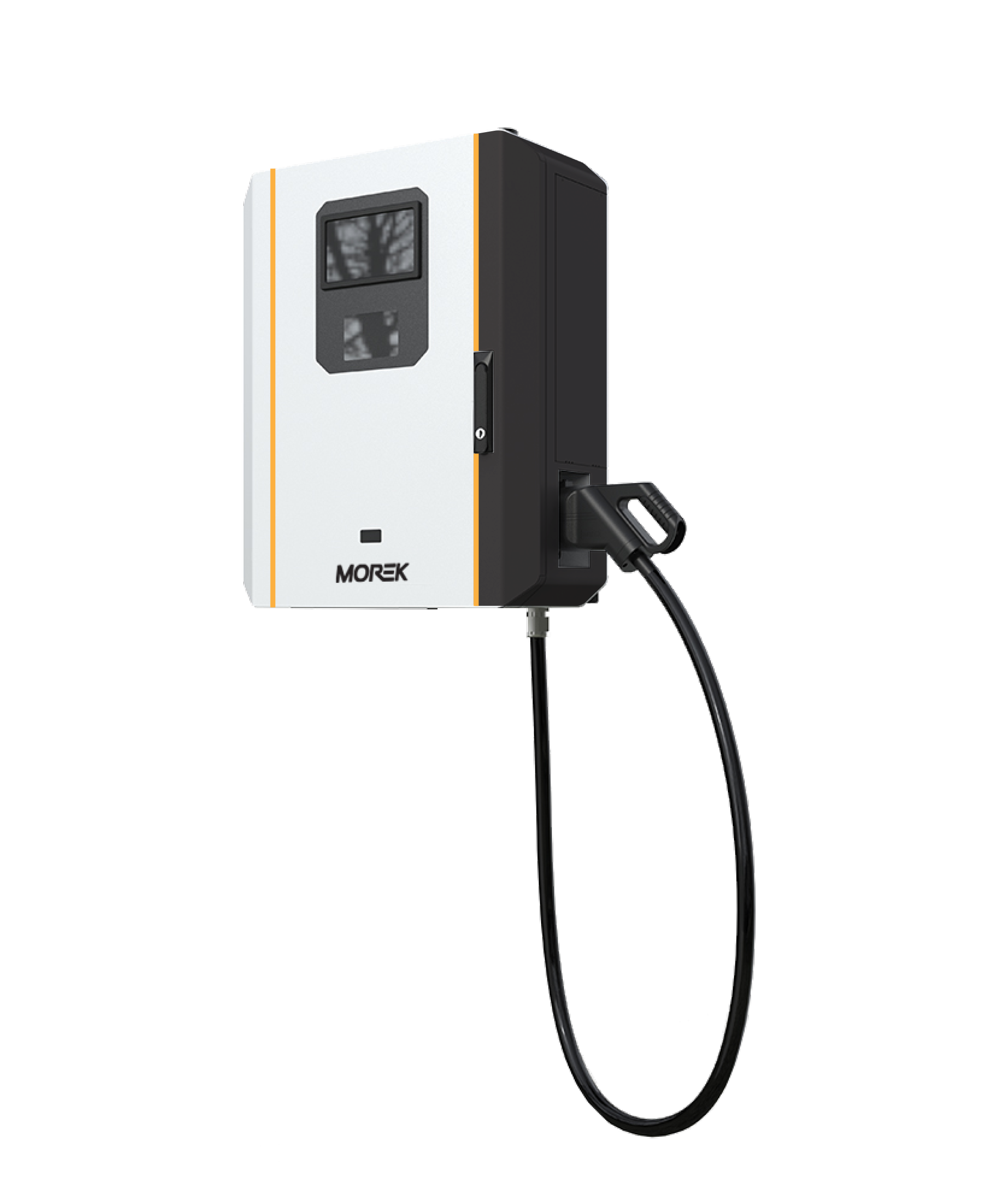 DC 30kW 1xCCS2 hitra polnilna postaja, 7-palčni zaslon na dotik, Ethernet in 4G, IP54/IK10, 63A, pocinkano jeklo, Phoenix Contact DC kabli 5 m