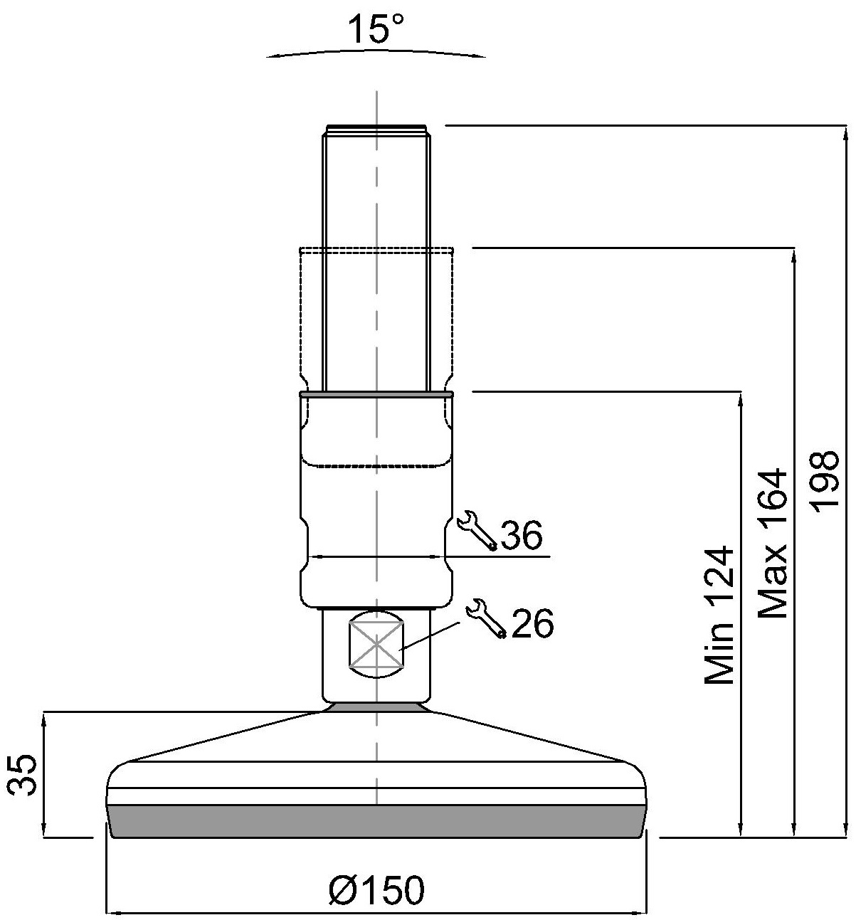 GIBLJIVI VIJAK M30x135/198 HIG