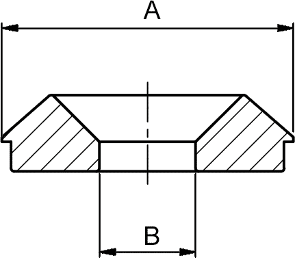 PODLOŽKA 14,8x5,3mm PA-6 natur