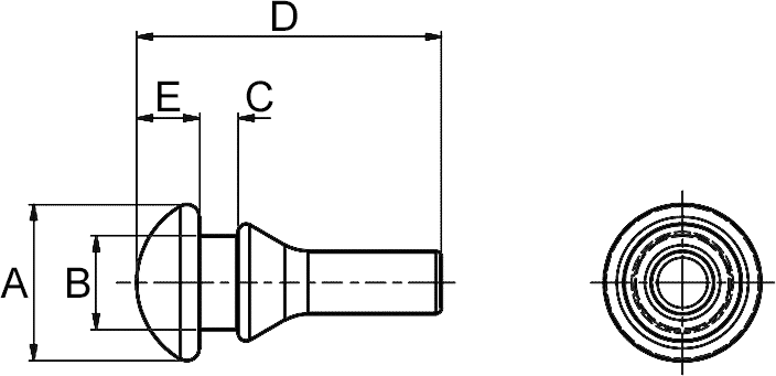 PODSTAVEK 6/10x19,mm mehki PVC