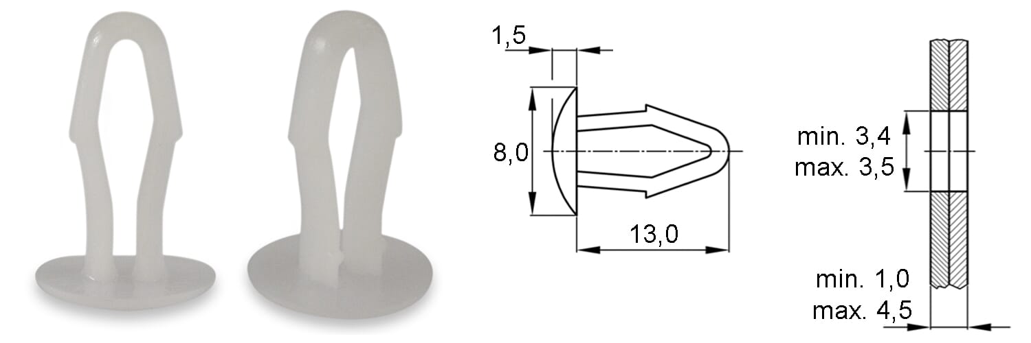 SPENJALNE KOVICE 3,2-3,3mm NAT