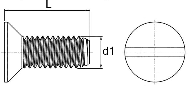 PLASTIČNI VIJAK M3x8mm PA nat