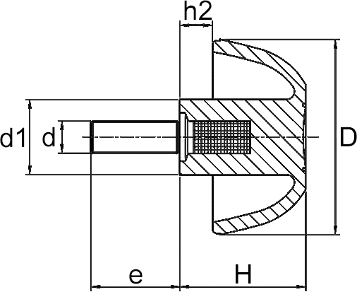 ZVEZDASTI ROČAJ M4x15, PA OR