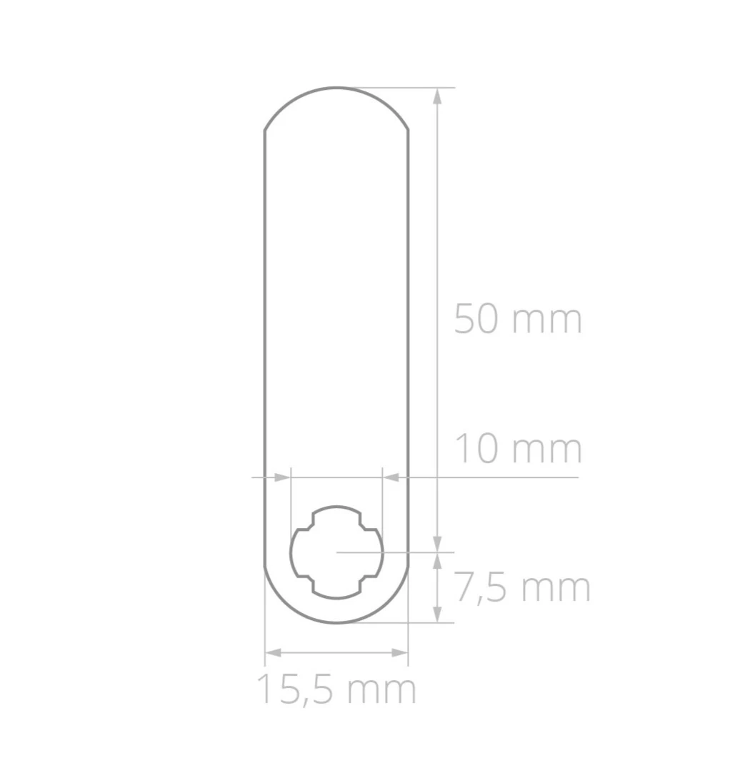 ZAPAH H=4mm, L=50mm, B