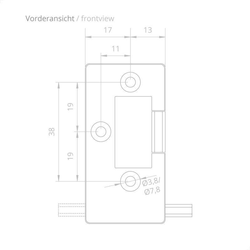RFID/PIN ključavnica TWINPAD