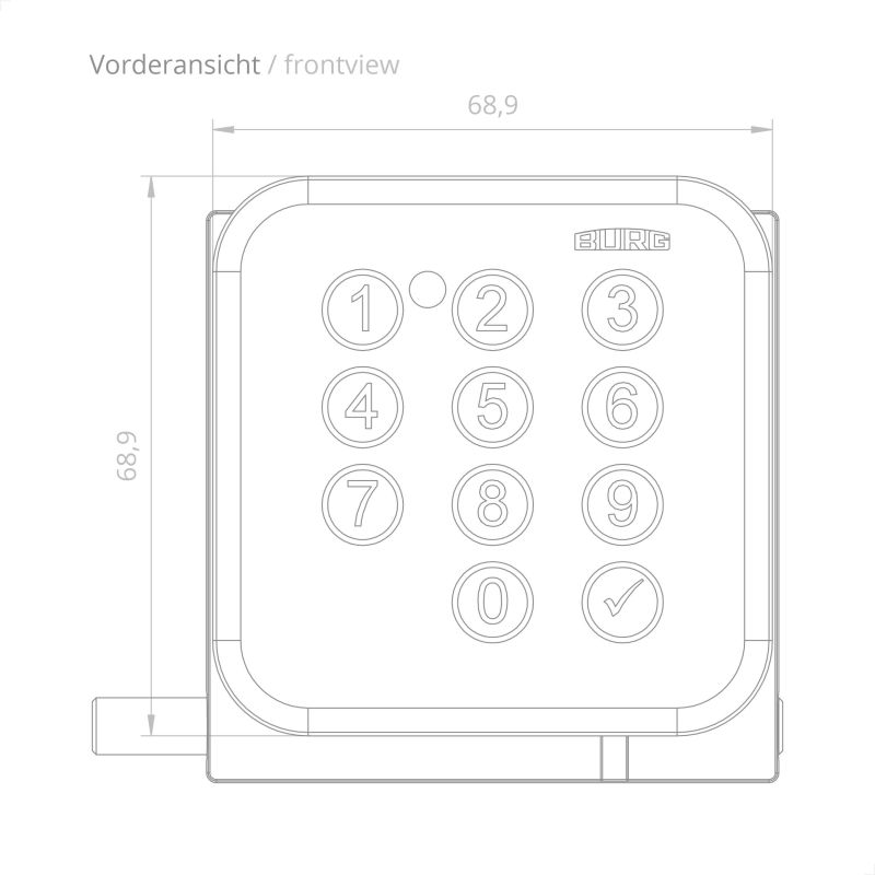 EL. KLJUČAVNICA KEYPAD