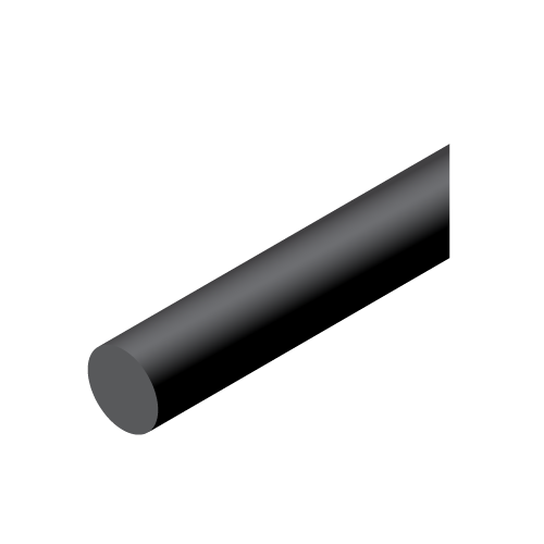 PROFIL OKROGLI 2,0mm EPDM črn