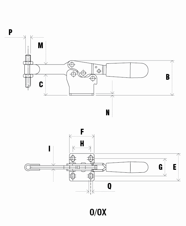 HORIZONTALNO VPENJALO 171mm X