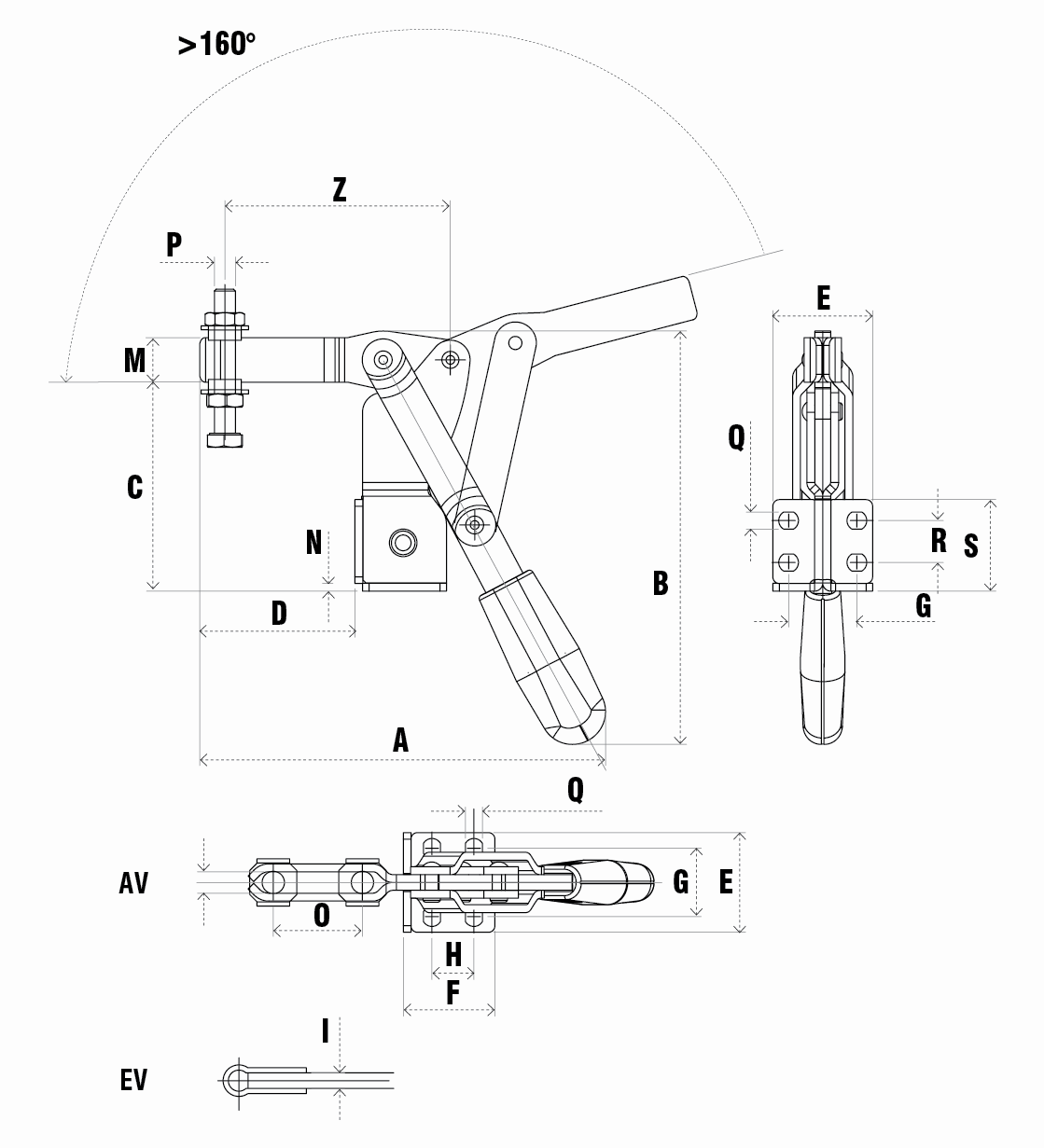 VERTIKALNO VPENJALO 157mm Zn