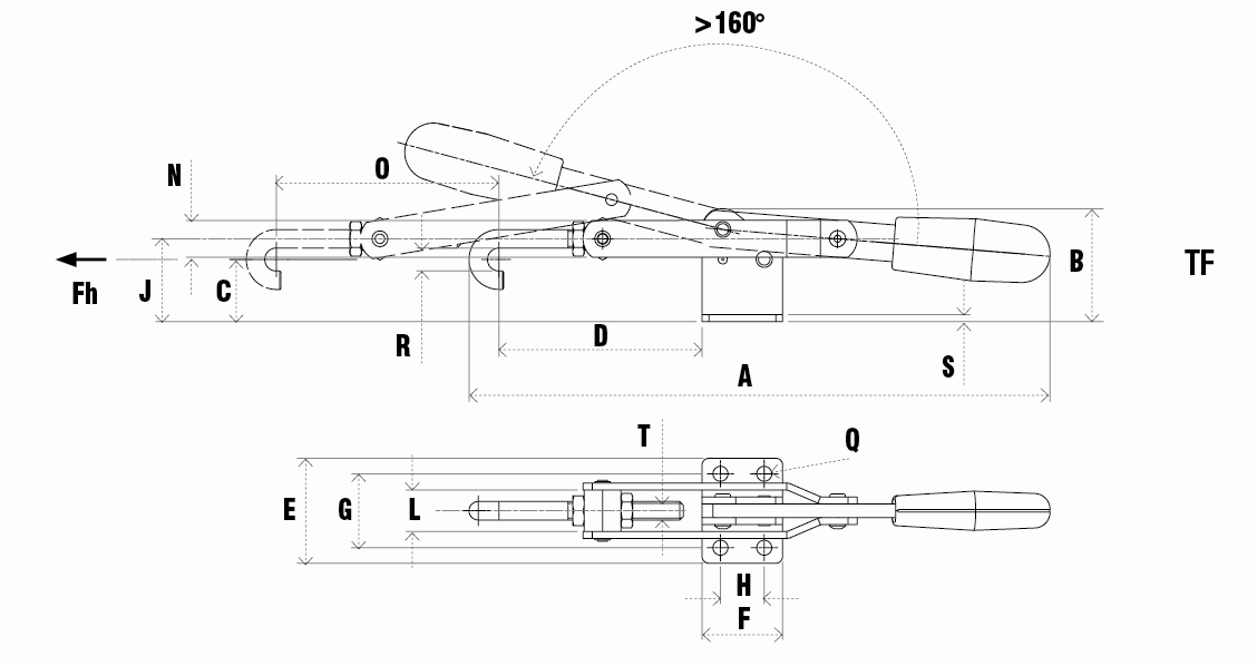 HITRO VPENJALO 250mm Zn