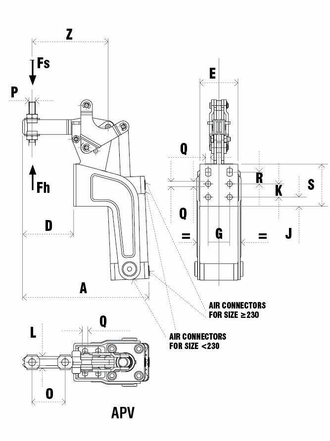 PNEVMATSKO VPENJALO 154mm