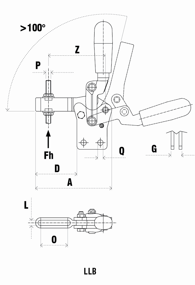 VERTIKALNO VPENJALO 152mm fosf