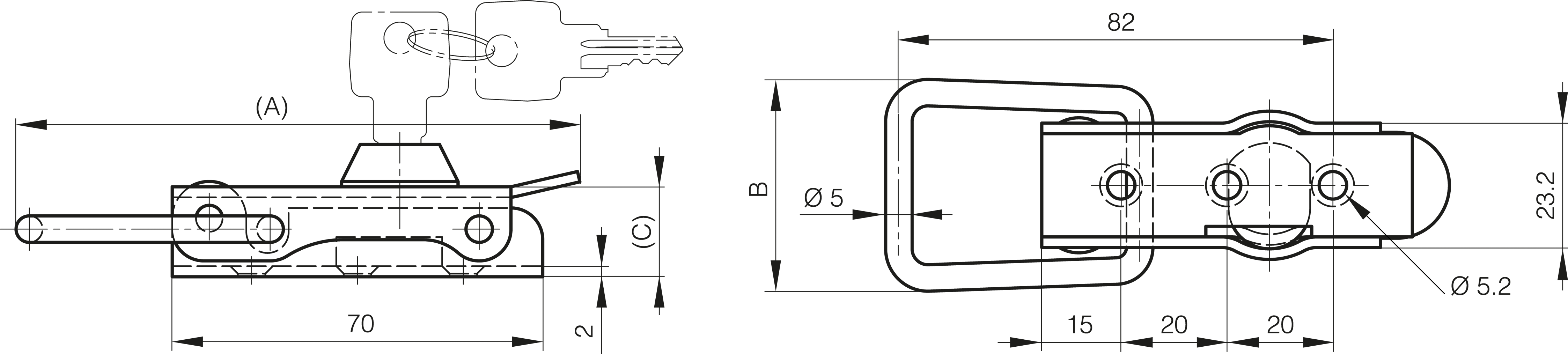 ZAPIRALO zatezno 106,5mm Zn