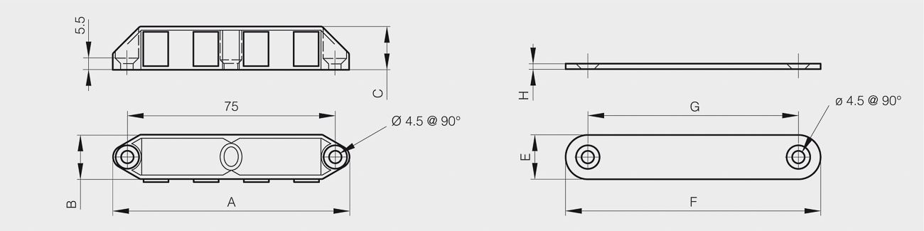 MAGNETNO ZAP.85x16mm GDZn
