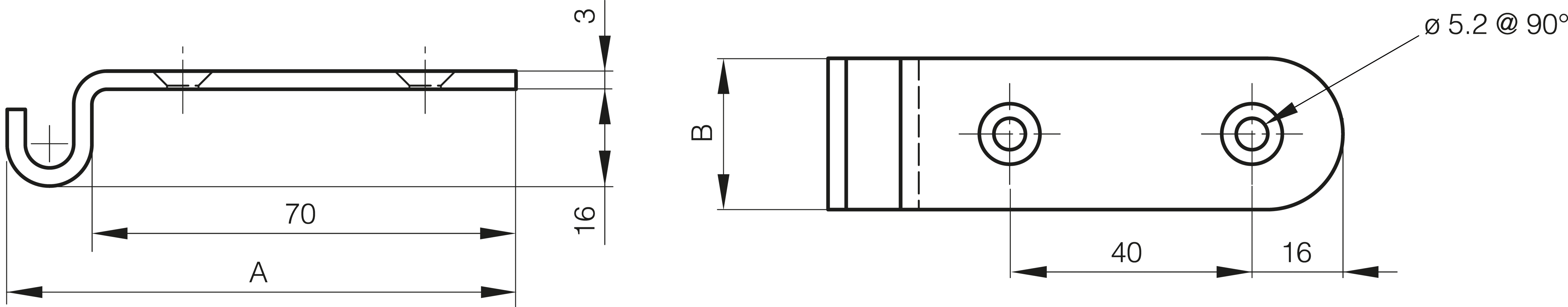 HAKELJ 25x85mm Zn