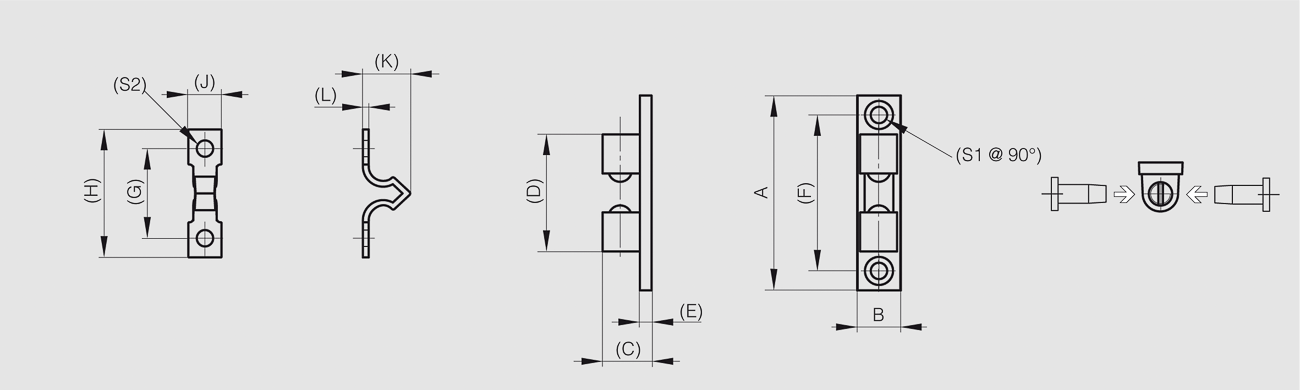 KROGLIČNO ZAPIRALO 42x8mm