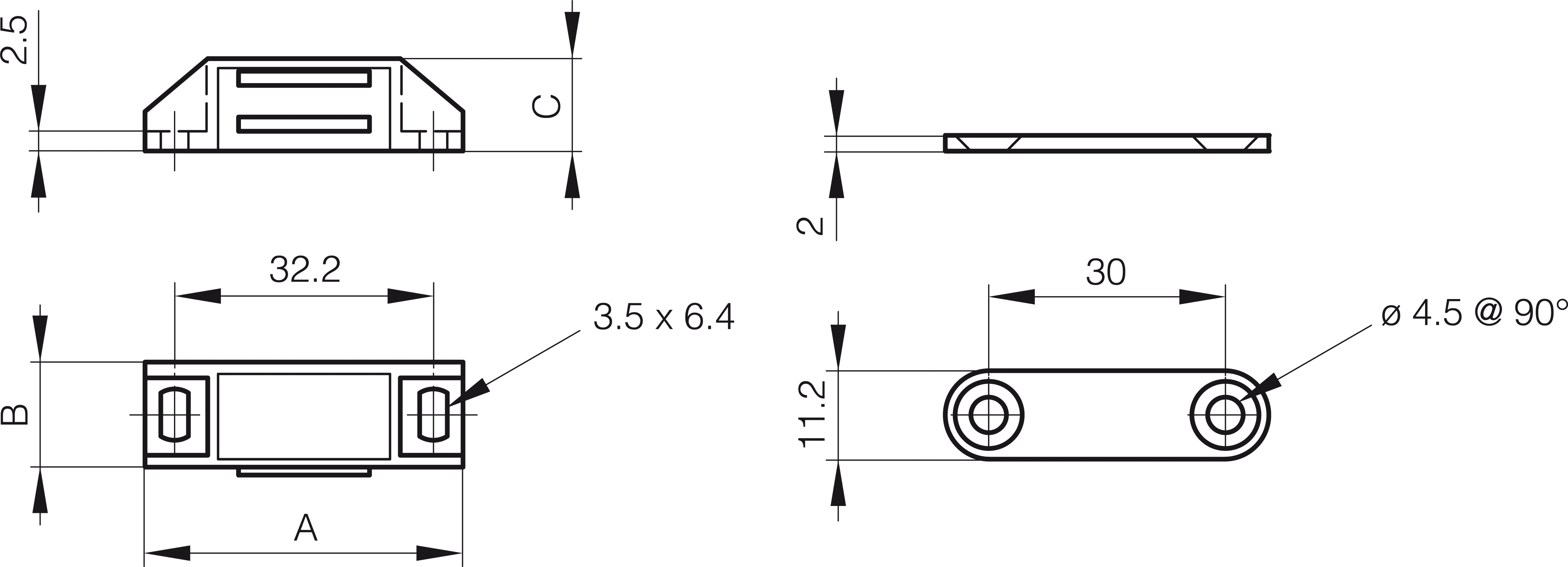 MAGNETNO ZAPIRALO 40x12mm