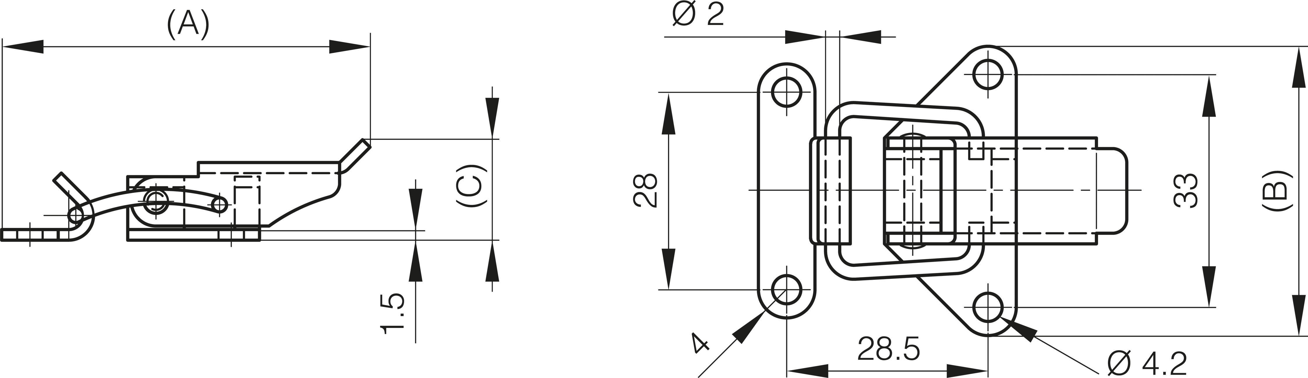ZATEZNO ZAPIRALO 52mm INOX