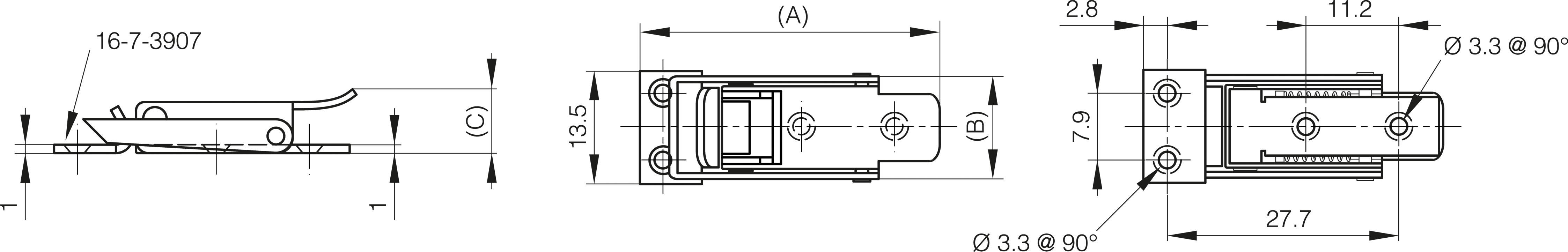 ZATEZNO ZAPIRALO 35,8mm INOX