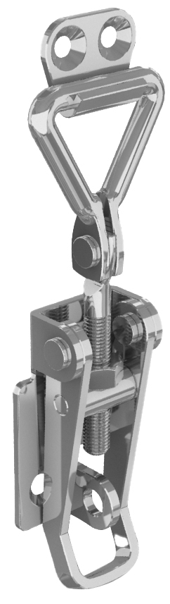 Nastavljive preklopne zapahe z zaskočko - z možnostjo zaklepanja - od 82 mm do 118 mm