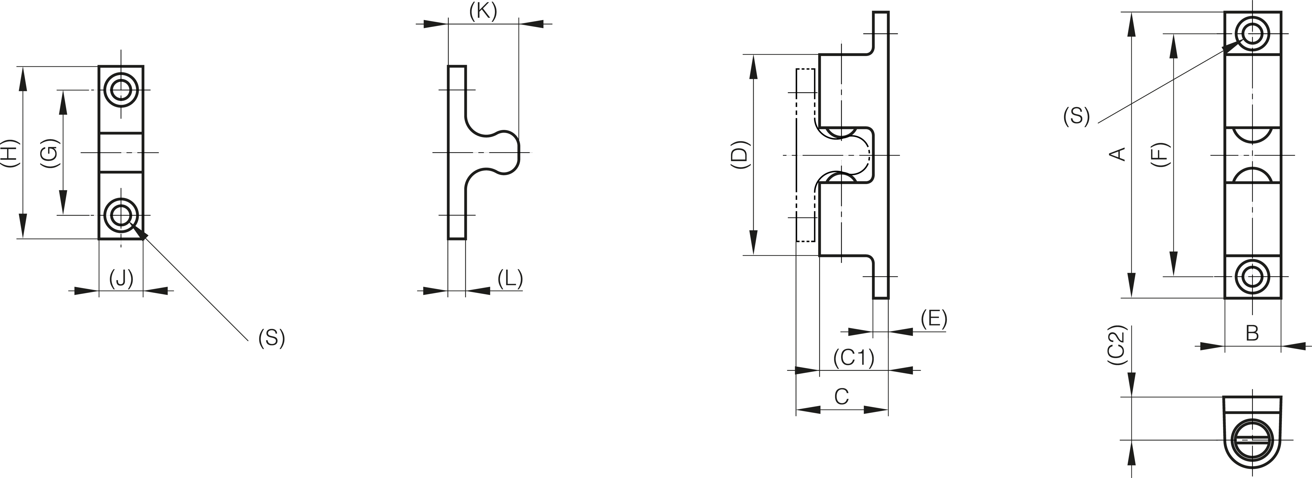KROGLIČNO ZAPIRALO 70x13x21mm
